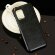 Кожаная накладка-чехол для Asus Zenfone 8 (черный)