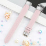 Кожаный ремешок для Samsung Galaxy Fit E SM-R375 (розовый)