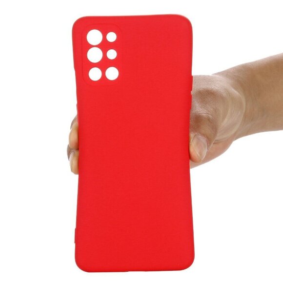 Силиконовый чехол Mobile Shell для OnePlus 9R (красный)