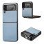 Чехол Carbon Design для Samsung Galaxy Z Flip 4 (голубой)