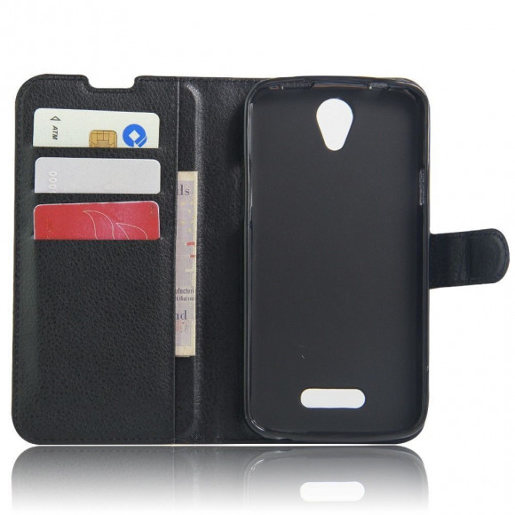 Чехол с визитницей для DOOGEE X6 / X6 Pro (черный)
