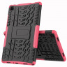 Чехол Hybrid Armor для Samsung Galaxy Tab A7 (2020), Galaxy Tab A7 (2022) SM-T500, SM-T505, SM-T509 - 10,4 дюйма (черный + розовый)