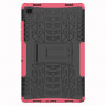 Чехол Hybrid Armor для Samsung Galaxy Tab A7 (2020), Galaxy Tab A7 (2022) SM-T500, SM-T505, SM-T509 - 10,4 дюйма (черный + розовый)