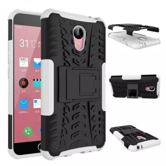 Чехол Hybrid Armor для Meizu M2 Note (черный + белый) Чехол Hybrid Armor для Meizu M2 Note (черный + белый)