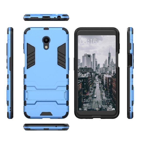 Чехол Duty Armor для Meizu M6s (голубой) Чехол Duty Armor для Meizu M6s (голубой)