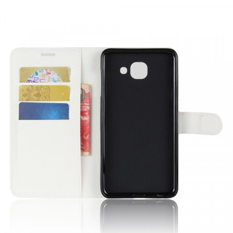 Чехол с визитницей для Samsung Galaxy J7 Max (белый)