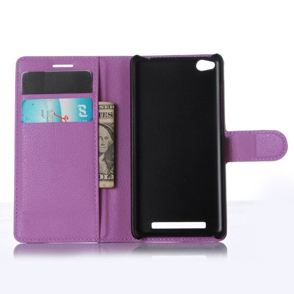 Чехол с визитницей для Xiaomi Redmi 3 (фиолетовый) Чехол с визитницей для Xiaomi Redmi 3 (фиолетовый)