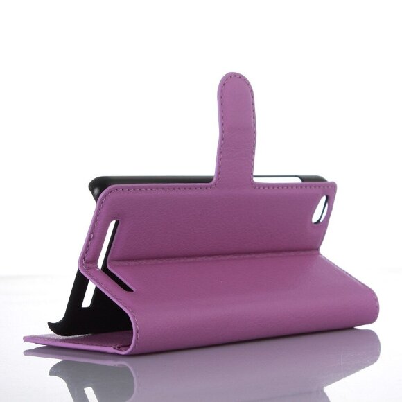 Чехол с визитницей для Xiaomi Redmi 3 (фиолетовый) Чехол с визитницей для Xiaomi Redmi 3 (фиолетовый)