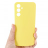 Силиконовый чехол Mobile Shell для Samsung Galaxy A54 (желтый)