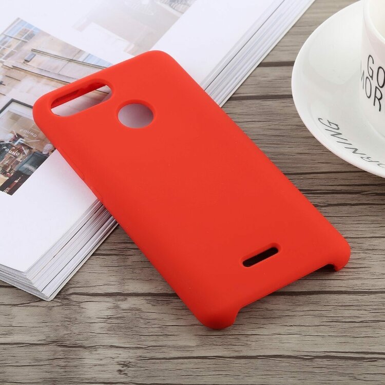 Силиконовый чехол Mobile Shell для Xiaomi Redmi 6 (красный)