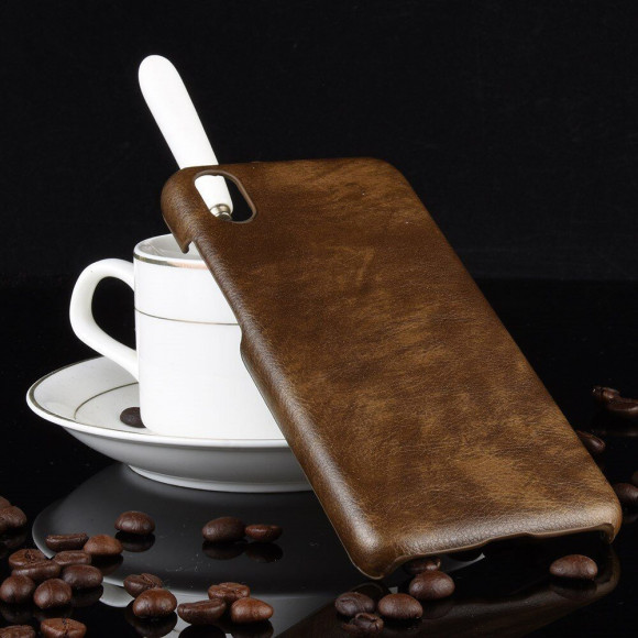 Кожаная накладка-чехол для Xiaomi Redmi 7A (коричневый) Кожаная накладка-чехол для Xiaomi Redmi 7A (коричневый)