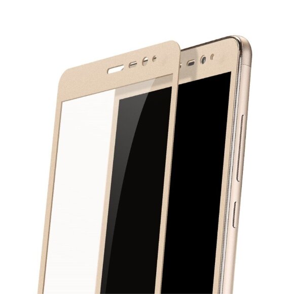 Защитное стекло 3D для Xiaomi Redmi Note 3 Pro Special Edition (золотой)