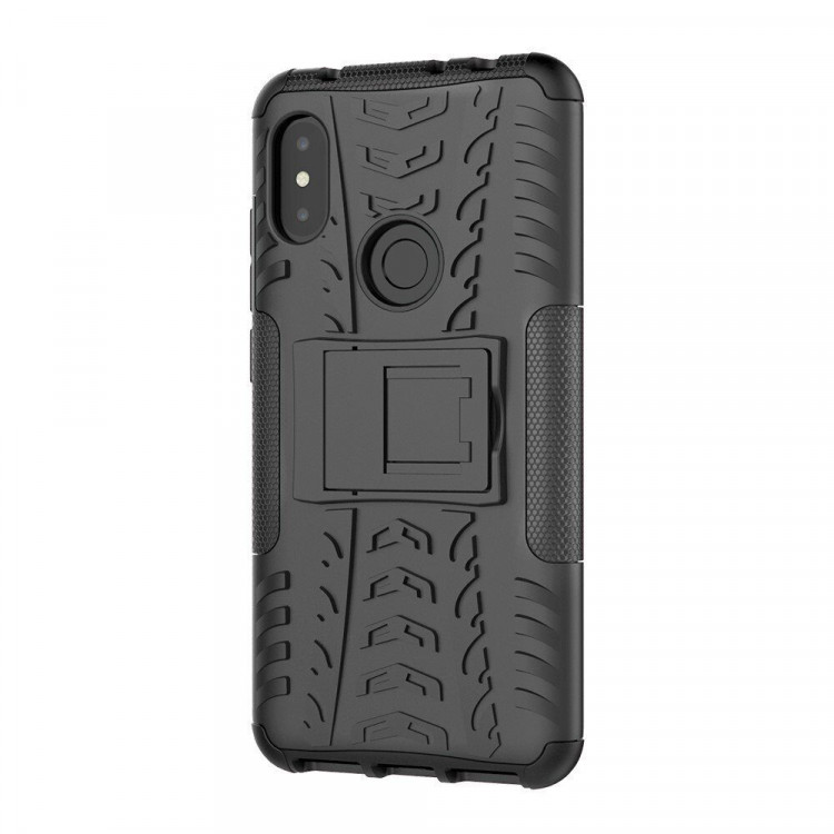 Чехол Hybrid Armor для Xiaomi Redmi Note 6 Pro (черный)