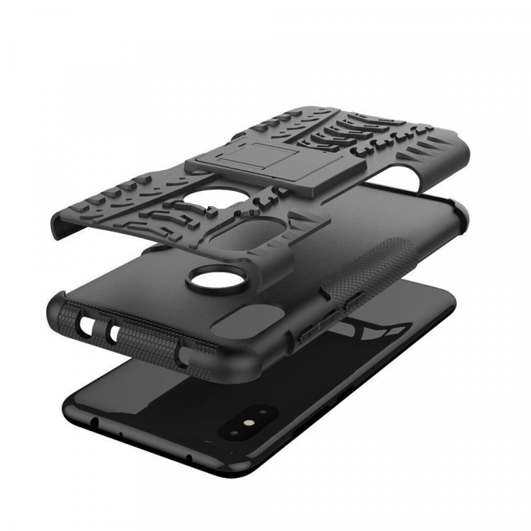 Чехол Hybrid Armor для Xiaomi Redmi Note 6 Pro (черный)