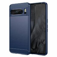 Чехол-накладка Carbon Fibre для Google Pixel 8 Pro (темно-синий)