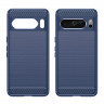 Чехол-накладка Carbon Fibre для Google Pixel 8 Pro (темно-синий)