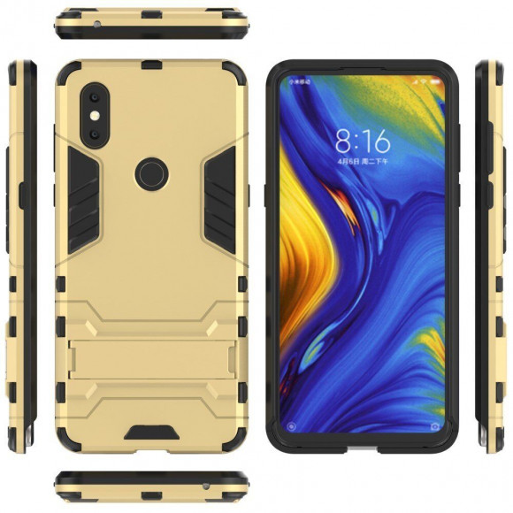 Чехол Duty Armor для Xiaomi Mi Mix 3 (золотой)