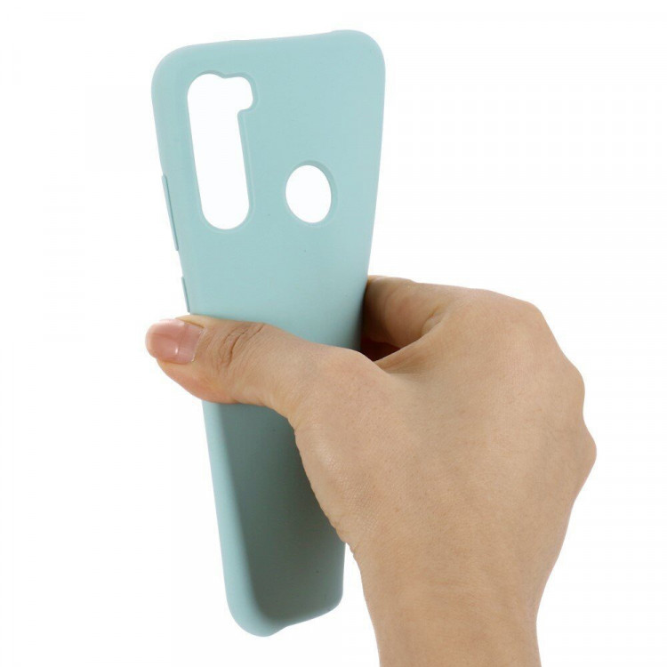 Силиконовый чехол Mobile Shell для Xiaomi Redmi Note 8 (бирюзовый)