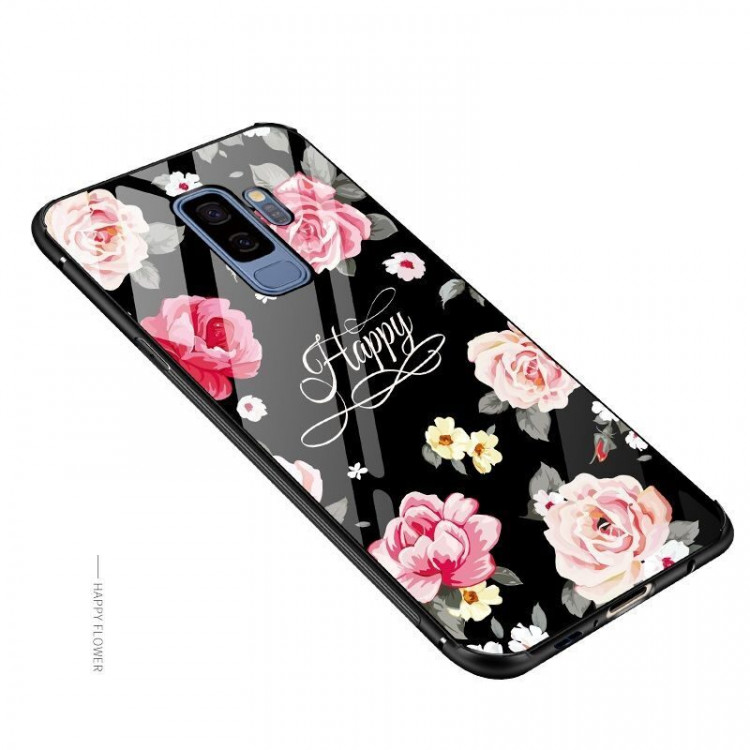 Чехол-накладка для Samsung Galaxy S9 SM-G960 (Happy Flower)