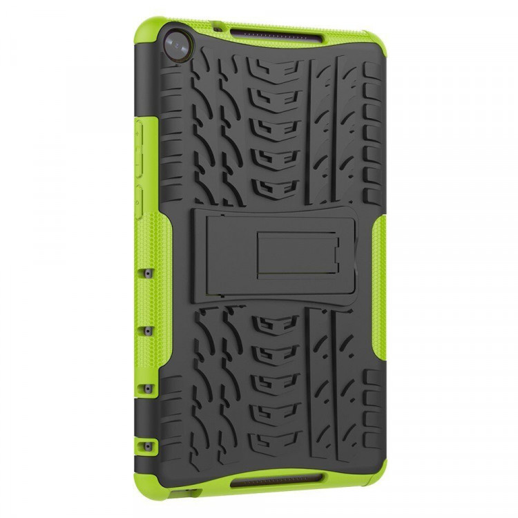 Чехол Hybrid Armor для Huawei MediaPad M5 Lite 8 / Honor Pad 5 8.0 (черный + зеленый)