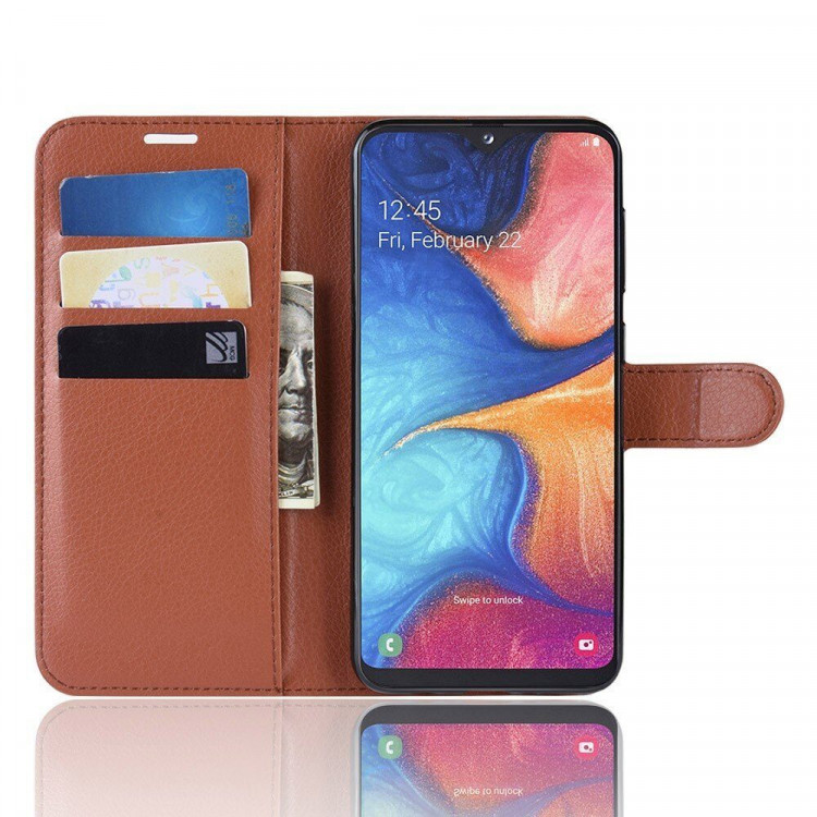 Чехол для Samsung Galaxy A20e (коричневый)