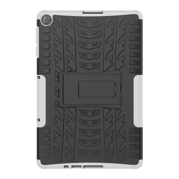 Чехол Hybrid Armor для Huawei MatePad T10 / T10s / C5e / C3 / Honor Pad X8 / X8 Lite / X6 (черный + белый)