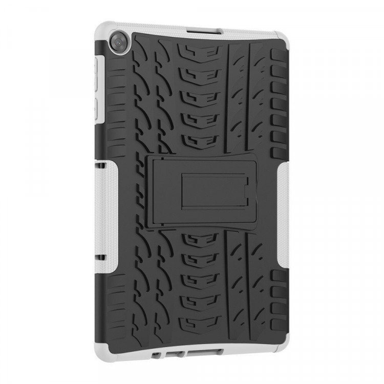 Чехол Hybrid Armor для Huawei MatePad T10 / T10s / C5e / C3 / Honor Pad X8 / X8 Lite / X6 (черный + белый)