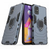 Чехол Armor Ring Holder для Samsung Galaxy M31s (темно-синий)
