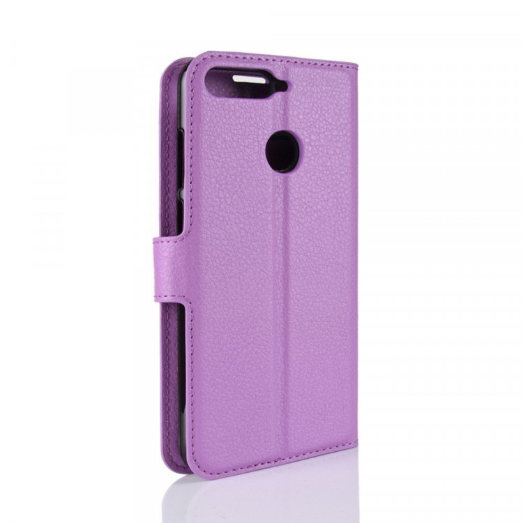 Чехол с визитницей для Huawei Y6 Prime (2018) / Honor 7A / Honor 7C (AUM-L41) / Honor 7A Pro (AUM-L29) (фиолетовый)