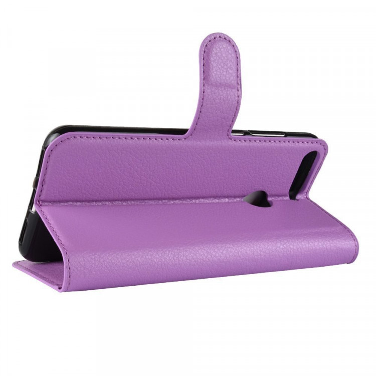 Чехол с визитницей для Huawei Y6 Prime (2018) / Honor 7A / Honor 7C (AUM-L41) / Honor 7A Pro (AUM-L29) (фиолетовый)
