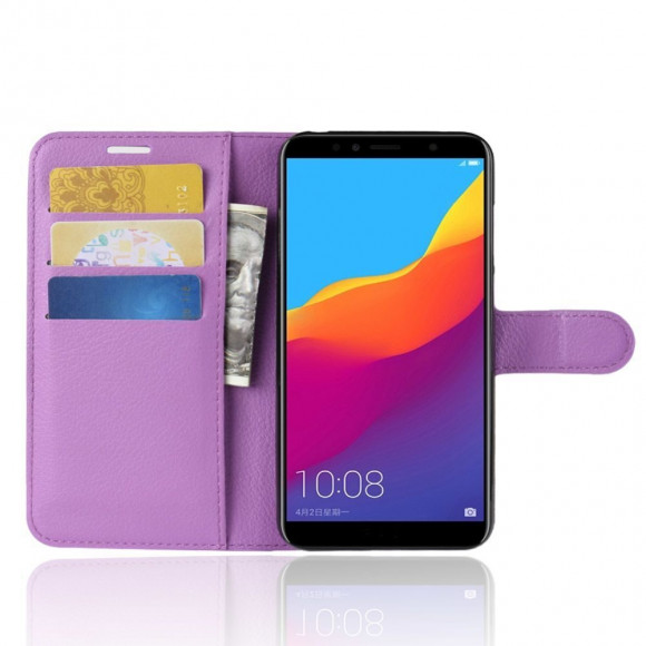 Чехол с визитницей для Huawei Y6 Prime (2018) / Honor 7A / Honor 7C (AUM-L41) / Honor 7A Pro (AUM-L29) (фиолетовый) Чехол с визитницей для Huawei Y6 Prime (2018) / Honor 7A / Honor 7C (AUM-L41) / Honor 7A Pro (AUM-L29) (фиолетовый)