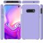 Силиконовый чехол Mobile Shell для Samsung Galaxy S10 (фиолетовый)