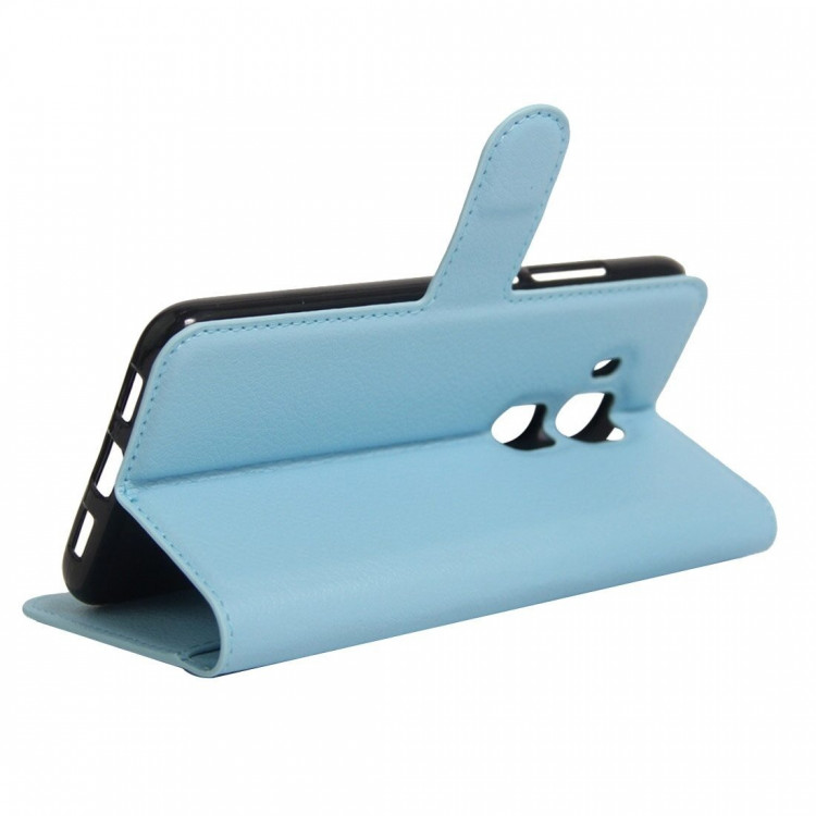 Чехол с визитницей для Huawei Nova Plus / Huawei G9 Plus (голубой)
