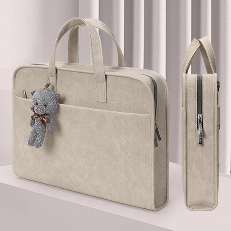 Сумка New Style TAIKESEN для ноутбука и Macbook 13,6 дюйма (бежевый)