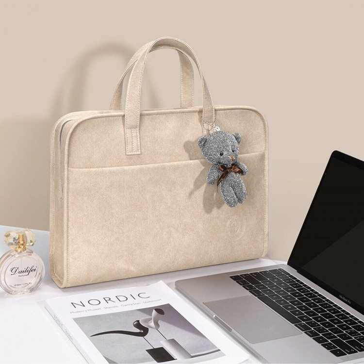 Сумка New Style TAIKESEN для ноутбука и Macbook 13,6 дюйма (бежевый)