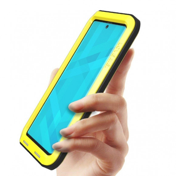 Гибридный чехол LOVE MEI для Samsung Galaxy Note 10 (желтый) Гибридный чехол LOVE MEI для Samsung Galaxy Note 10 (желтый)