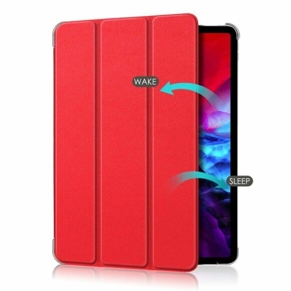 Планшетный чехол для iPad Pro 12.9 дюйма (2022, 2021, 2020, 2018) (красный)