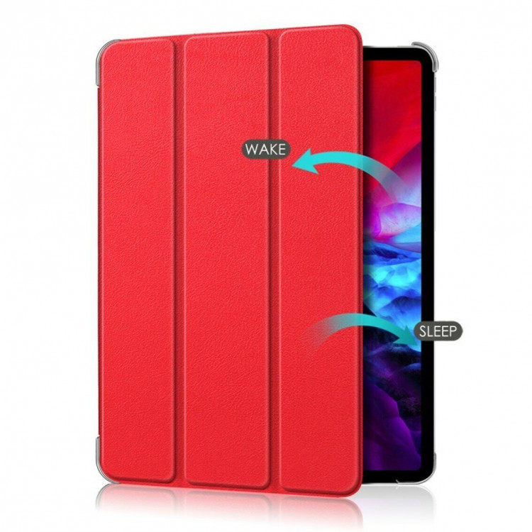 Планшетный чехол для iPad Pro 12.9 дюйма (2022, 2021, 2020, 2018) (красный)