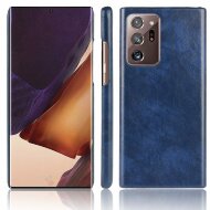Кожаная накладка-чехол для Samsung Galaxy Note 20 Ultra (синий) Кожаная накладка-чехол для Samsung Galaxy Note 20 Ultra (синий)
