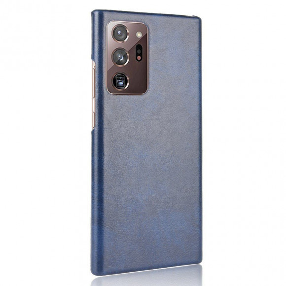 Кожаная накладка-чехол для Samsung Galaxy Note 20 Ultra (синий) Кожаная накладка-чехол для Samsung Galaxy Note 20 Ultra (синий)