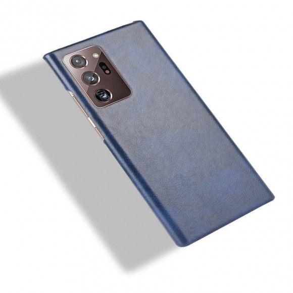 Кожаная накладка-чехол для Samsung Galaxy Note 20 Ultra (синий) Кожаная накладка-чехол для Samsung Galaxy Note 20 Ultra (синий)