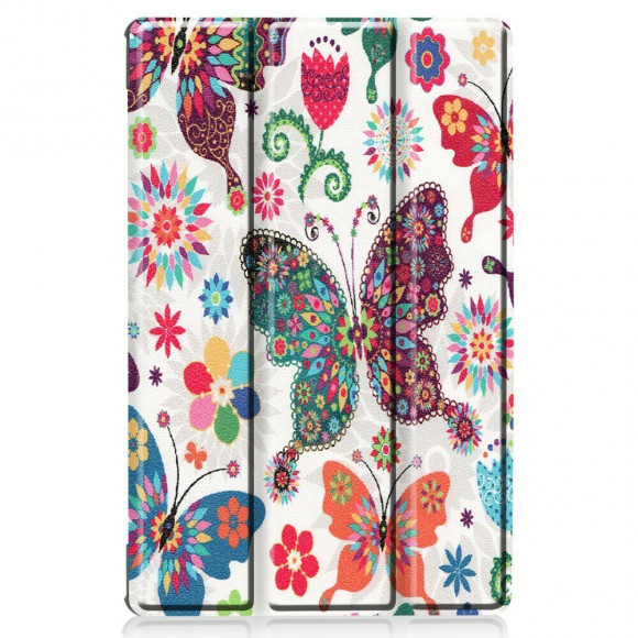 Чехол Smart Case для Lenovo Tab M10 Plus, TB-X606 - 10,3 дюйма (Butterfly Flowers)