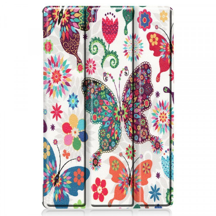 Чехол Smart Case для Lenovo Tab M10 Plus, TB-X606 - 10,3 дюйма (Butterfly Flowers)