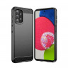 Чехол-накладка Carbon Fibre для Samsung Galaxy A23 4G (черный)