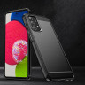 Чехол-накладка Carbon Fibre для Samsung Galaxy A23 4G (черный)