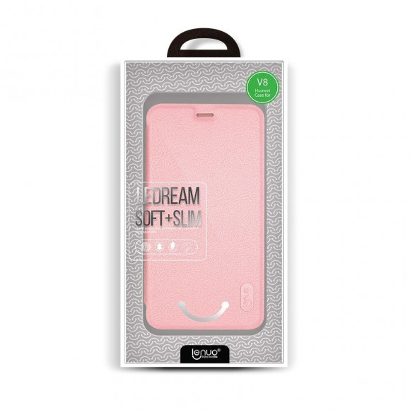Чехол LENUO для Huawei Honor V8 (розовый) Чехол LENUO для Huawei Honor V8 (розовый)