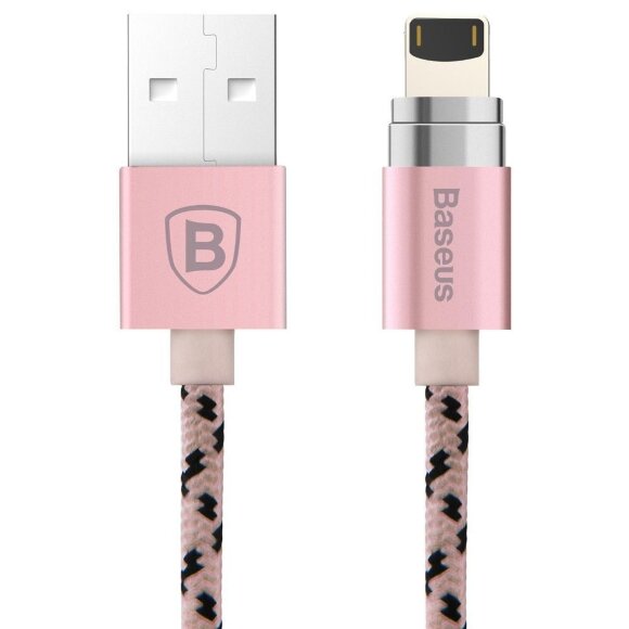 Магнитный кабель BASEUS Lightning для iPhone / iPad / iPod Touch (розовый)