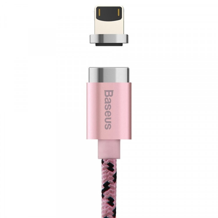 Магнитный кабель BASEUS Lightning для iPhone / iPad / iPod Touch (розовый)