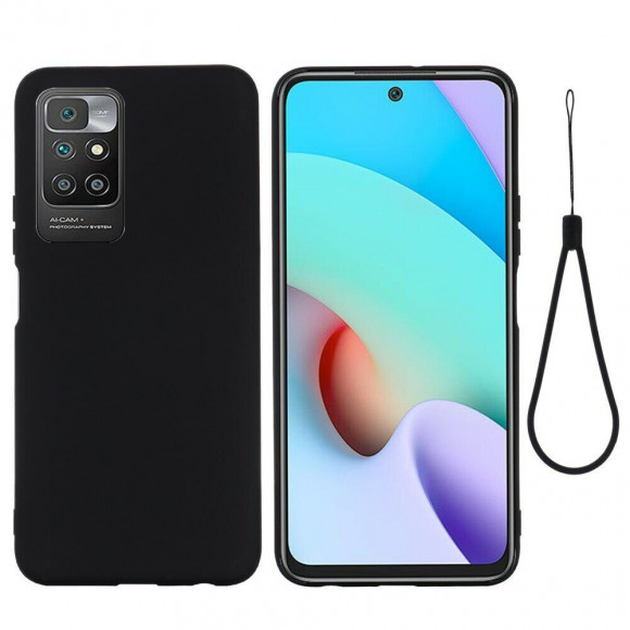 Силиконовый чехол Mobile Shell для Xiaomi Redmi 10 / Redmi 10 2022 (черный) Силиконовый чехол Mobile Shell для Xiaomi Redmi 10 / Redmi 10 2022 (черный)