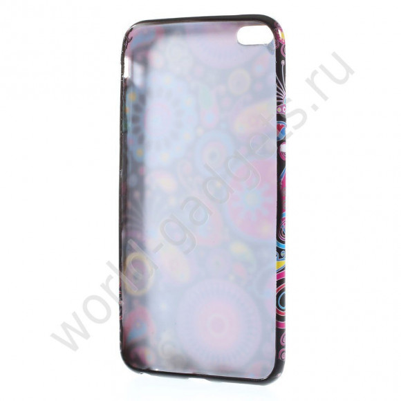 Чехол из мягкого пластика для iPhone 6 Plus (Абстракция)